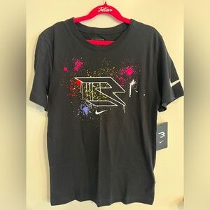 NWT Boys Med Nike 3Brand Tee Small Pinhole from tag